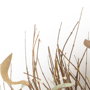 Homeroots 28" Green And White Artificial Cotton Wreath  Styrofoam 516082