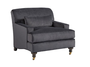 Lexington Barclay Butera Oxford Upholstered Seat With Luxurious Ultra Down Cushion And Timeless Brass Casters For Elegance   5160-11-40