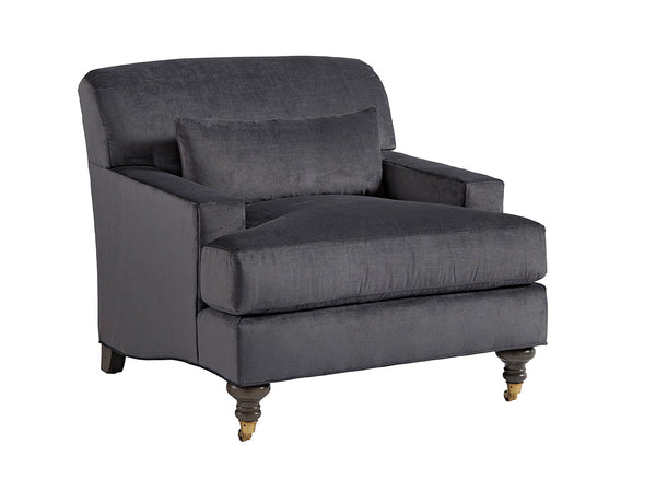 Lexington Barclay Butera Oxford Upholstered Seat With Luxurious Ultra Down Cushion And Timeless Brass Casters For Elegance   5160-11-40