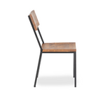 Yarrow Collection Dining Chair Salt Flat - Yarrow Collection Dining Chair Cocoa finish SFYARRCHR00CS Malouf