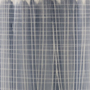 Homeroots 19" Blue And White Geometric Cylinder Terracotta Floor Vase  Terracotta 516222