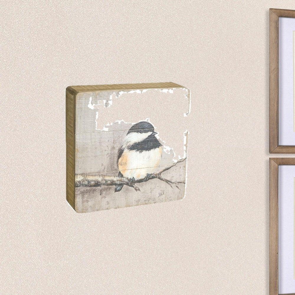 Homeroots Set Of Four Brown Solid Wood Bird Wall Decor  Solid Wood 516342