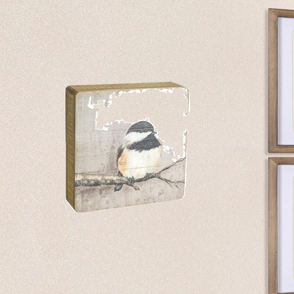 Homeroots Set Of Four Brown Solid Wood Bird Wall Decor  Solid Wood 516342