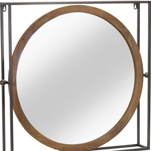 Homeroots Brown Metal Wall Decor  Metal 516343