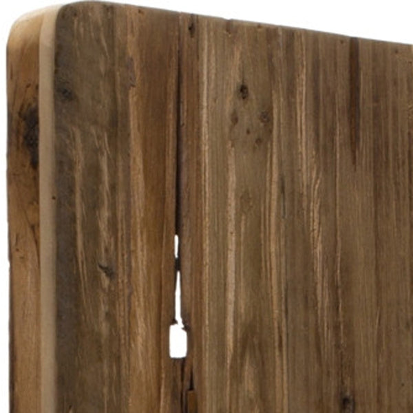 Homeroots 40" Brown Wood Framed Accent Mirror   516371