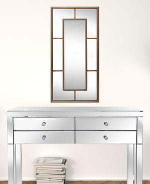 Homeroots Bronze Metal Wall Decor  Metal 516376