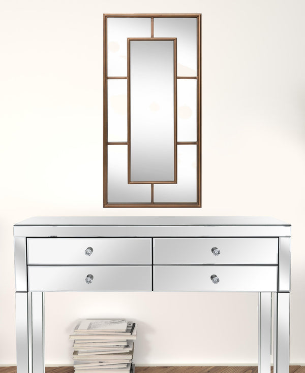 Homeroots Bronze Metal Wall Decor  Metal 516376