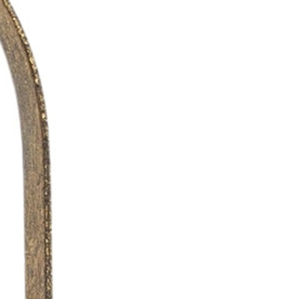 Homeroots 12" Bronze Metal Ornate Tabletop Lantern Candle Holder   516464