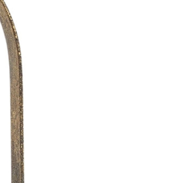 Homeroots 12" Bronze Metal Ornate Tabletop Lantern Candle Holder   516464