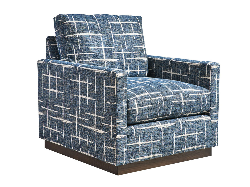 Lexington Barclay Butera Meadow View Swivel Chair - Exquisite Upholstered Comfort With Swivel Mechanism For Stylish Living Spaces   5165-11sw-42