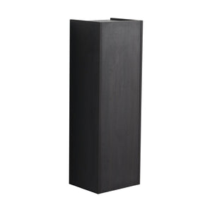 English Elm 12 Inch Narrow Wall Mounted Cabinet Soft Close Door Dark Oak Finish Bathroom Storage W1972P457985