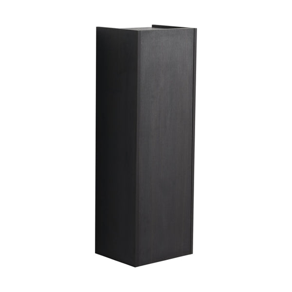 English Elm 12 Inch Narrow Wall Mounted Cabinet Soft Close Door Dark Oak Finish Bathroom Storage W1972P457985