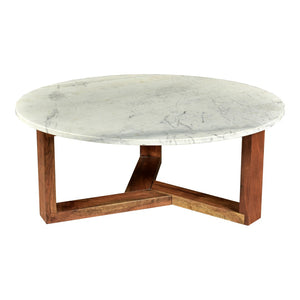 English Elm Jinxx Square Marble Top Coffee Table Solid Acacia Base Natural Veining Living Room B2769P498411