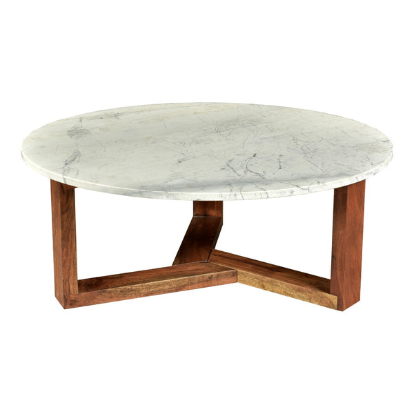 English Elm Jinxx Square Marble Top Coffee Table Solid Acacia Base Natural Veining Living Room B2769P498411