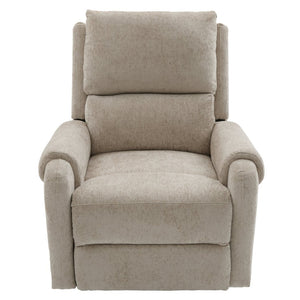 English Elm Manual Recliner Swivel Rocker Massage Chair Chenille Nursery and Living Room Seat Oatmeal N763P347287O