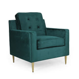 Christopher Knight Home® - Noble House - Hanlon Modern Glam Tufted Velvet Club Chair