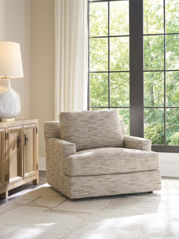 Millington Barclay Butera Upholstered Accent Chair with Ultra Down Cushions
