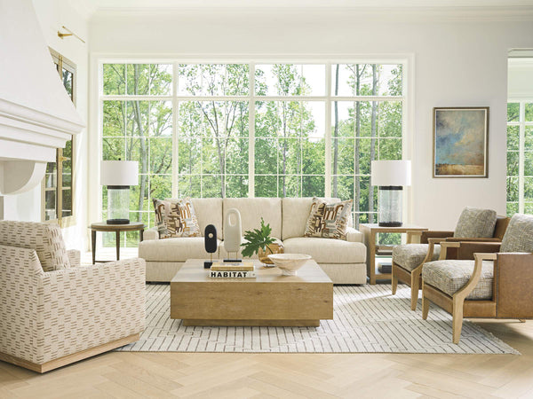 Millington Handcrafted Down Cushion Sofa Tailored Upholstery for Elegant Living Rooms