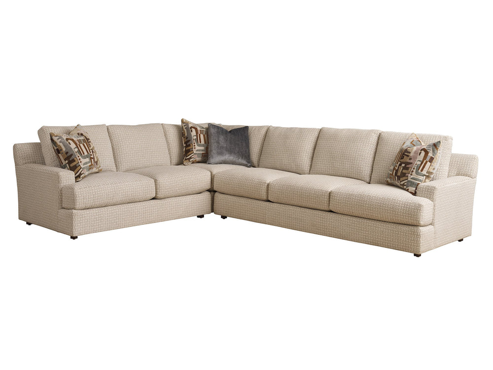 Lexington Millington Barclay Butera Transitional Sectional Artisan Crafted Tailored Living Room Sofa 5172-50S-60
