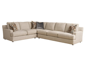Lexington Millington Barclay Butera Transitional Sectional Artisan Crafted Tailored Living Room Sofa 5172-50S-60