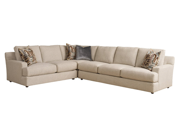 Lexington Millington Barclay Butera Transitional Sectional Artisan Crafted Tailored Living Room Sofa 5172-50S-60