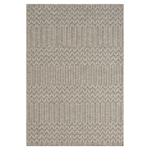 HomeRoots 5' Gray Chevron Handmade Area Rug - Stylish, Versatile Indoor Outdoor Décor for Any Space 7'10" x 9'6" 517472