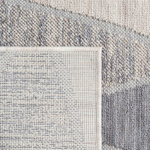 HomeRoots 5' Modern Abstract Geometric Indoor Outdoor Area Rug - Durable, Stain-Resistant & Easy to Maintain Blue 5' x 7' 517486