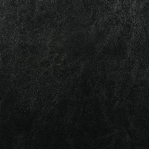 English Elm Finley Espresso 5-Piece Dining Set with Wine Glass Storage, Black Faux Leather Chairs & Cabinet Accent B062S00826