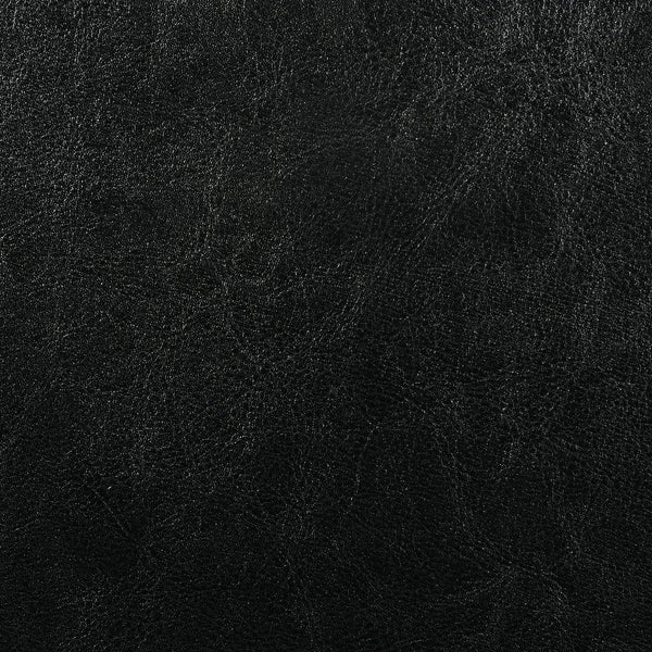 English Elm Finley Espresso 5-Piece Dining Set with Wine Glass Storage, Black Faux Leather Chairs & Cabinet Accent B062S00826