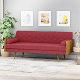 Christopher Knight Home® - Noble House - Jalon Mid-Century Modern Tufted Fabric Sofa