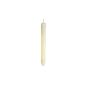 Homeroots Set Of Four Beige Flameless Taper Candle  Wax 517672