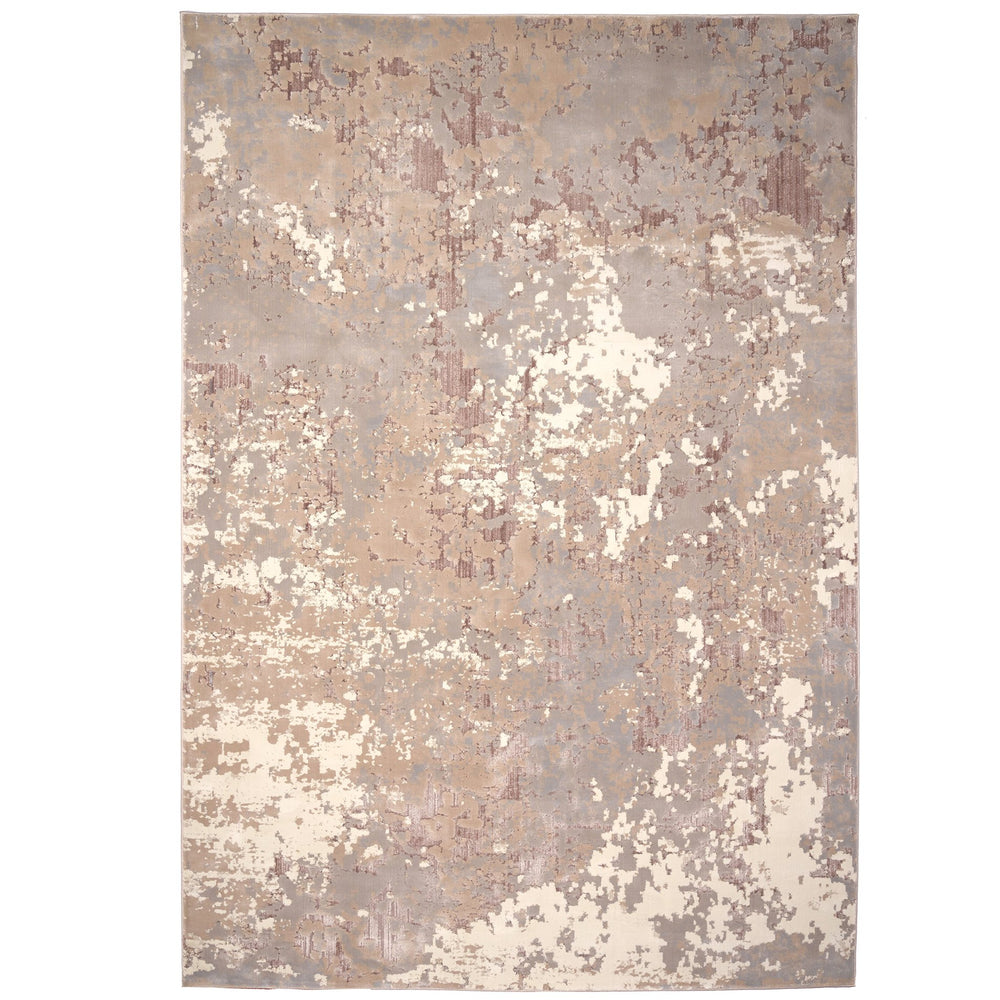 Capel Rugs Cairo Luxurious Machine-made Area Rug Collection Featuring Rich Hues And Contemporary Designs Stone, Ivory 75% Olefin 25% Polyester 5177rs02070710370