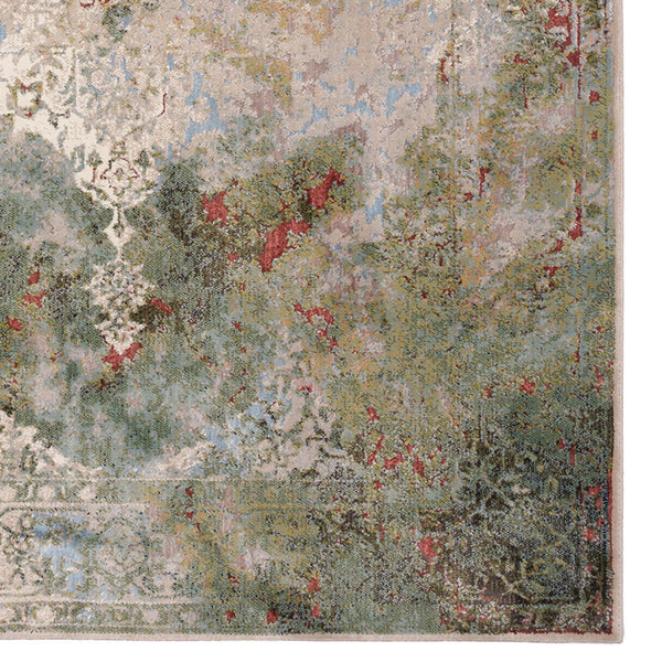 Capel Rugs Cairo Luxurious Machine-made Area Rug Collection Featuring Rich Hues And Contemporary Designs Temple, Green 75% Olefin 25% Polyester 5177rs03110507950