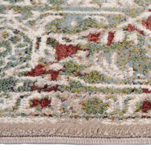 Capel Rugs Cairo Luxurious Machine-made Area Rug Collection Featuring Rich Hues And Contemporary Designs Temple, Green 75% Olefin 25% Polyester 5177rs03110507950