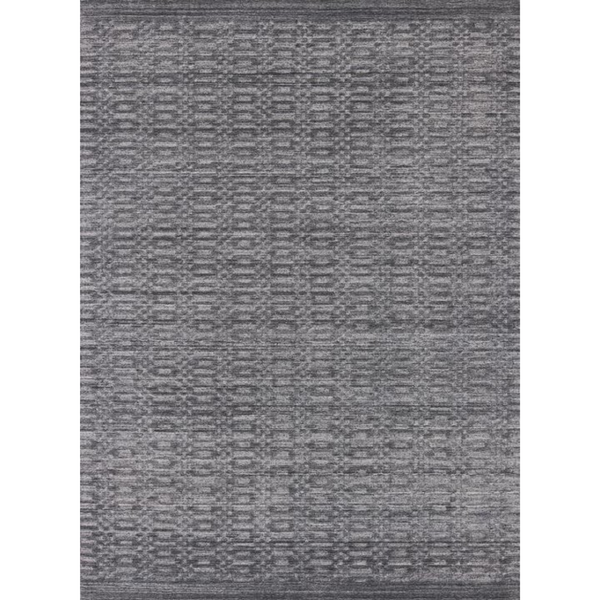 Homeroots 8' X 10' Charcoal And Dark Grey Hand Loomed Area Rug  Viscose 517705