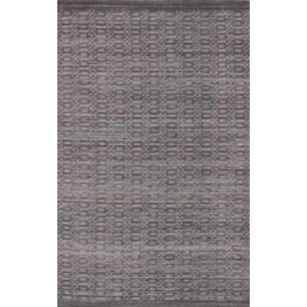 Homeroots 9' X 12' Charcoal And Rust Hand Loomed Area Rug  Viscose 517707