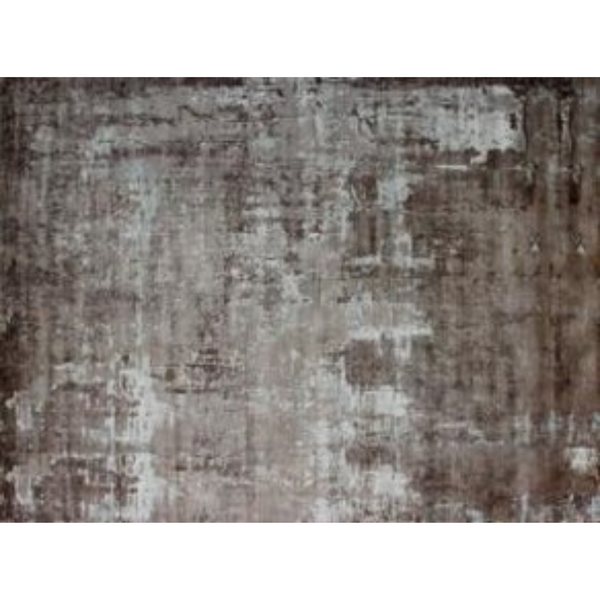 Homeroots 8' X 11' Brown And Silver Hand Loomed Area Rug  Viscose 517710