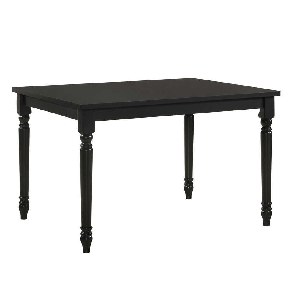 Homeroots 48" Black Solid Wood Dining Table   517757
