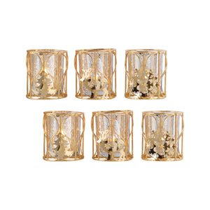 Heartland Tree Votives in Gold (2 Sets of 3) 517778/S2 Elk Home