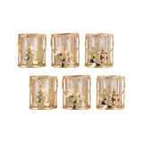 Heartland Tree Votives in Gold (2 Sets of 3)