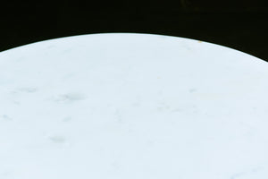 Homeroots 26" Brown Marble And Solid Wood Round End Table   517826