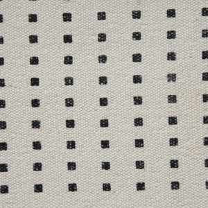 Homeroots 18" White 100% Cotton Ottoman  Cotton 517870