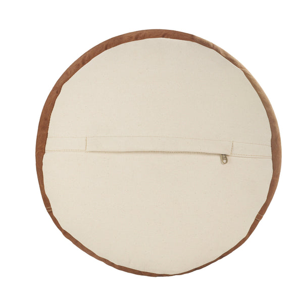 Homeroots 16" Tan 100% Cotton Ottoman  Cotton 517877