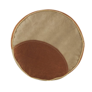 Homeroots 16" Tan 100% Cotton Ottoman  Cotton 517877