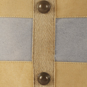 Homeroots 16" Tan 100% Cotton Ottoman  Cotton 517878