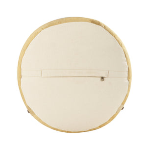 Homeroots 16" Tan 100% Cotton Ottoman  Cotton 517878