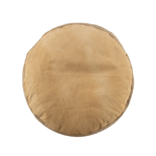 Homeroots 16" Tan 100% Cotton Ottoman  Cotton 517878
