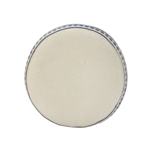 Homeroots 18" Blue 100% Cotton Ottoman  Cotton 517890