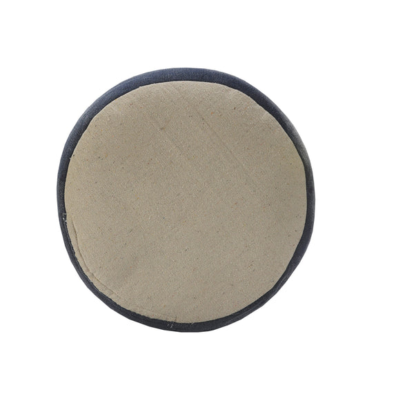 Homeroots 18" Blue 100% Cotton Ottoman  Cotton 517891