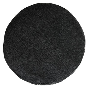 Homeroots 18" Black 100% Cotton Ottoman  Cotton 517894